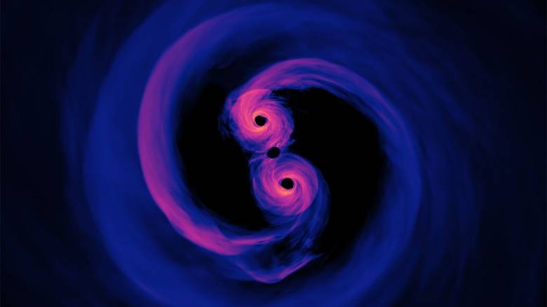 Δύο υπερμεγέθεις μαύρες τρύπες θα συγκρουστούν σε λιγότερο από 100 χρόνια - και η Γη θα το νιώσει