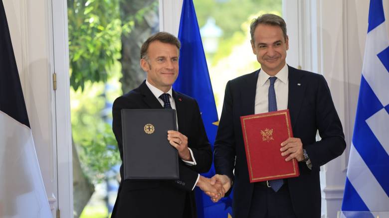 Μητσοτάκης και Μακρόν επισφράγισαν την στρατηγική εταιρική σχέση Ελλάδας - Γαλλίας: Οι 9 συμφωνίες