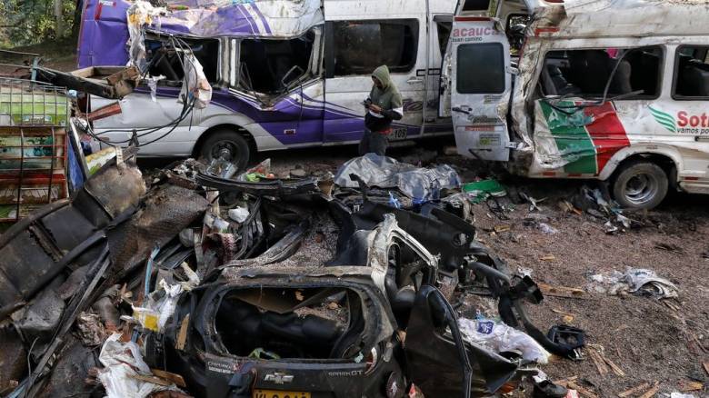 Κολομβία: Η αστυνομία συνέλαβε τον βασικό ύποπτο για τη βομβιστική επίθεση με τους 21 νεκρούς