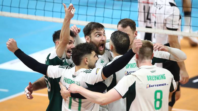 «Back to back» πρωταθλητής στο βόλεϊ ο Παναθηναϊκός με νίκη επί του ΠΑΟΚ - Το ιστορικό νταμπλ