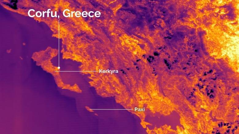 Οι πρώτες φωτογραφίες από τους θερμικούς δορυφόρους που παρακολουθούν live τις πυρκαγιές
