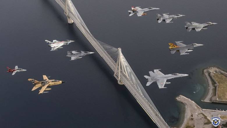 NATO Tiger Meet: Εντυπωσιακές εικόνες από την πολυεθνική αεροπορική άσκηση στον Άραξο