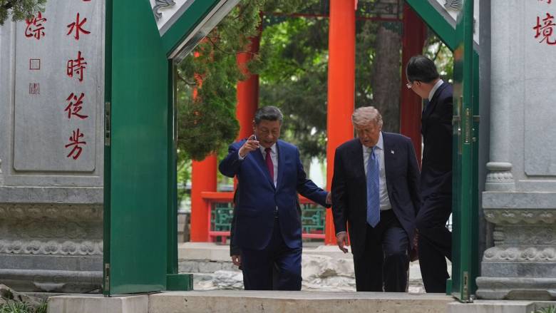 Τραμπ και Σι στο Ζονγκνανχάιν, στο συγκρότημα - φρούριο της κινεζικής ηγεσίας