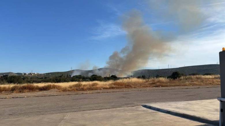 Υπό μερικό έλεγχο η φωτιά στην Κερατέα - Έφτασε κοντά στην Ιερά Μονή Παναγίας Θεοσκέπαστης