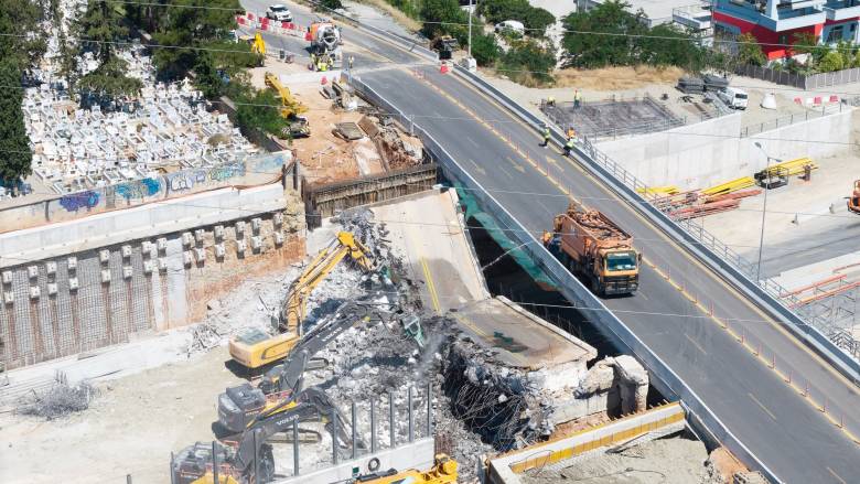 Θεσσαλονίκη: Αποκαταστάθηκε η κυκλοφορία στον Περιφερειακό μετά τις εργασίες για το Flyover