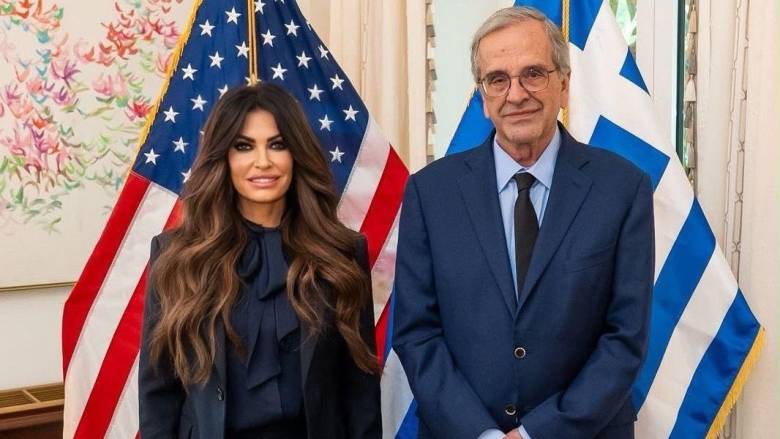 Όταν η Κίμπερλι Γκίλφοϊλ συνάντησε τον Αντώνη Σαμαρά - Η ανάρτησή της