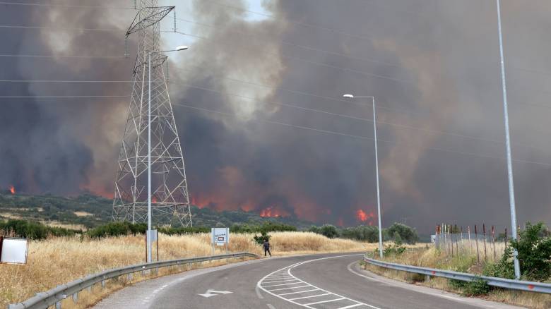 Καλύτερη η εικόνα από την πυρκαγιά στην Φθιώτιδα - Πληροφορίες για καμένο σπίτι