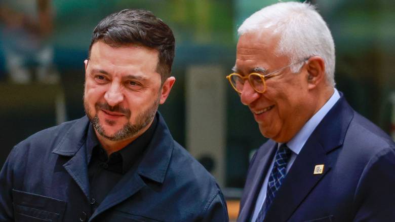Συνάντηση Αντόνιο Κόστα - Ζελένσκι: «Προχωράμε με την ένταξη της Ουκρανίας στην ΕΕ»