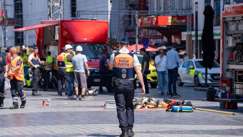 «Αρκετοί νεκροί» από την φωτιά σε εργοτάξιο στις Βρυξέλλες: Αγνοούνται έξι άτομα