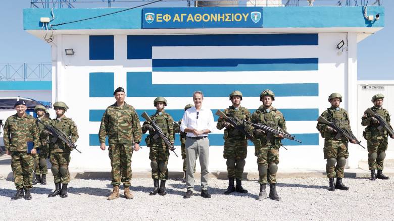 Μητσοτάκης από Αγαθονήσι: Θα εμποδίσουμε τους διακινητές να εκμεταλλεύονται απελπισμένους ανθρώπους