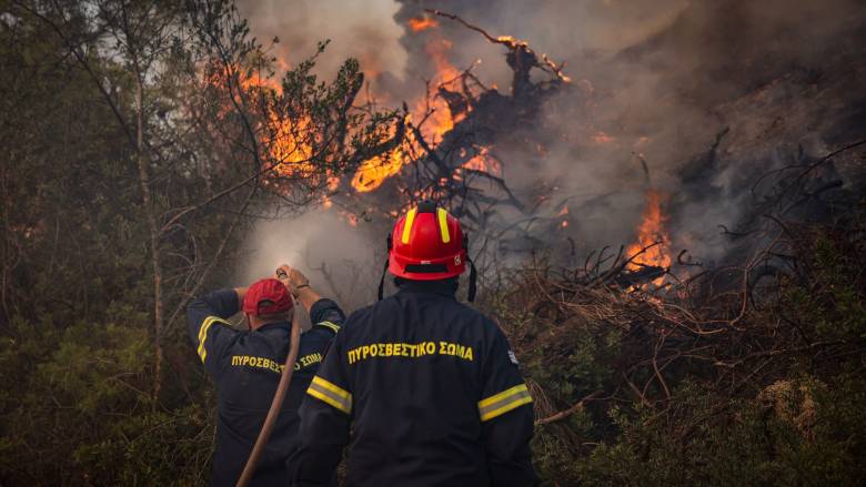 Φωτιά σε δύσβατη περιοχή στη Κω: Σπεύδουν εναέρια μέσα από την Ρόδο