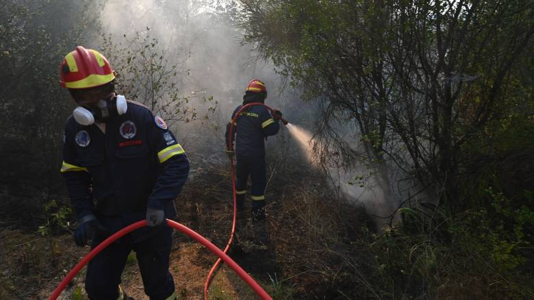 Φωτιά στην Άνδρο, «σηκώθηκαν» και εναέρια μέσα - Ήχησε το 112 για ετοιμότητα