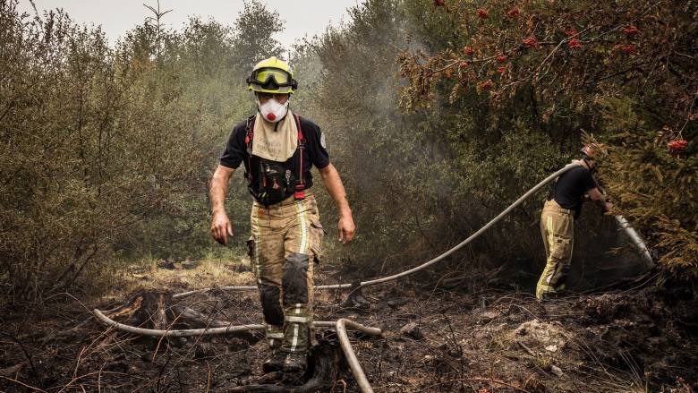Βέλγιο: Η πυρκαγιά δεν προχωρά πλέον στα σύνορα με τη Γερμανία χάρη στη μείωση των ανέμων