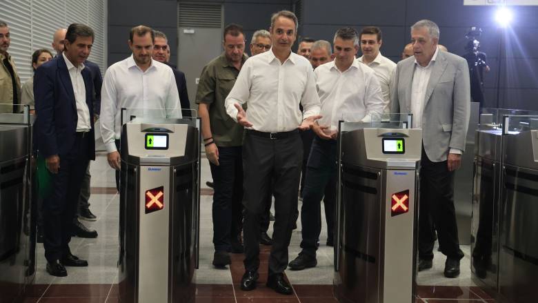 Ο Κυριάκος Μητσοστάκης εγκαινιάζει την επέκταση του μετρό Θεσσαλονίκης προς την Καλαμαριά