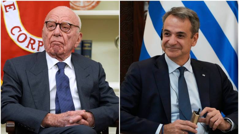 Γεύμα Μητσοτάκη με τον μεγιστάνα των media Ρούπερτ Μέρντοχ