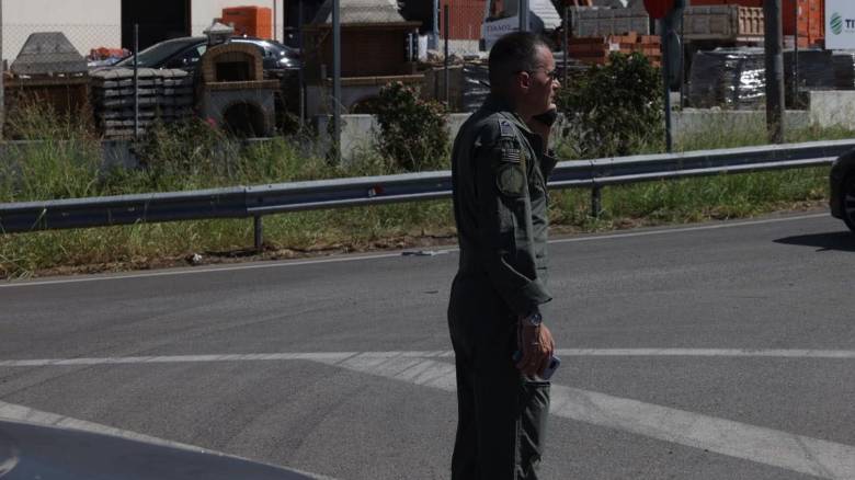 Τανάγρα: Διεκόπη η κυκλοφορία στον παράδρομο της Αθηνών - Λαμίας μετά την πτώση του Phantom