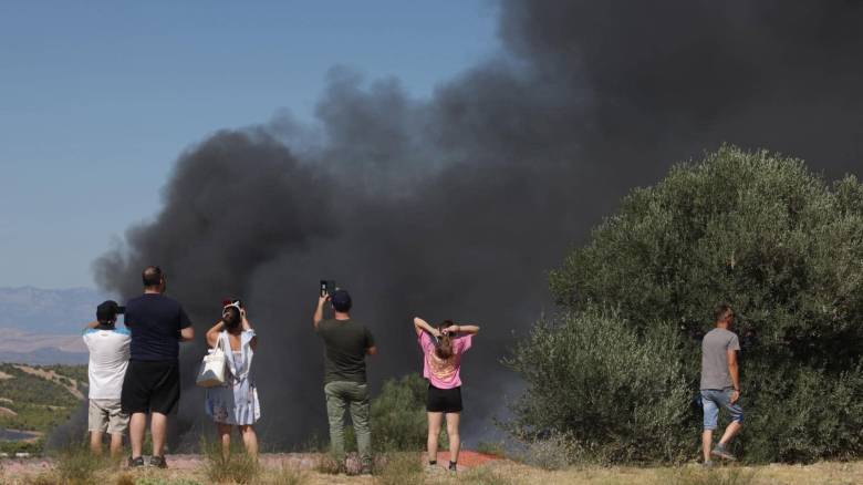 Τανάγρα: Αγωνία για τους δύο πιλότους μετά τη συντριβή του Phantom στο Athens Flying Week