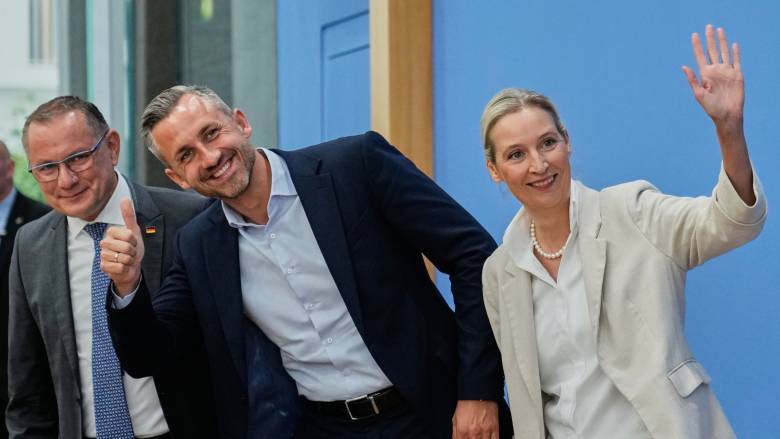 Το AfD αναζητεί βουλευτές ή κόμματα που θα το στηρίξουν για να σχηματίσει κυβέρνηση - Στόχος το 40%