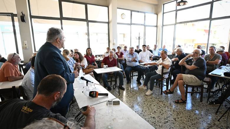 Κουτσούμπας από Αταλάντη: «Είμαστε στο πλευρό της αγροτιάς, ο αγώνας της είναι δίκαιος»