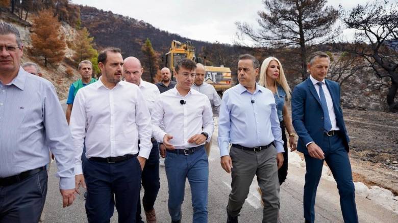 Ξεκίνησαν τα αντιδιαβρωτικά και αντιπλημμυρικά έργα στις πυρόπληκτες περιοχές στη Δυτική Αττική