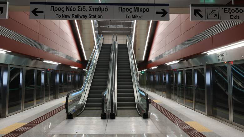 Εκτός λειτουργίας το μετρό Θεσσαλονίκης σε όλο το μήκος της γραμμής