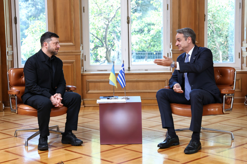 MITSOTAKIS, ZELENSKI,MAXIMOU