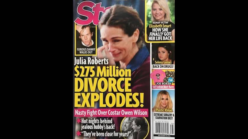 H Tζούλια Ρόμπερτς χωρίζει με τον Ντάνι. Επίσης έχουν χωρίσει όλοι οι παρακάτω αλλά δεν τους το έχει πει κανείς. Πόσο κρίμα.