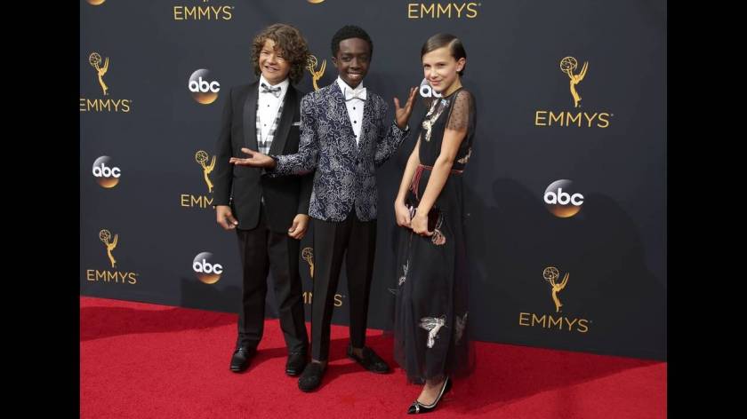 Gaten Matarazzo, Caleb McLaughlin & Millie Bobby Brown