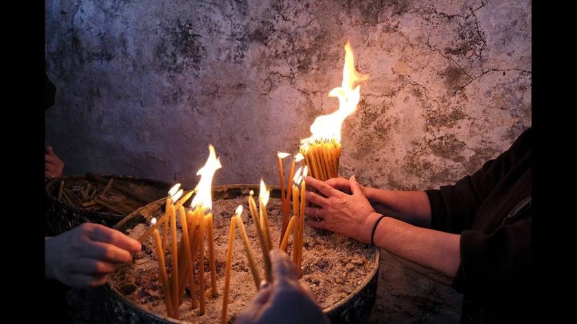 Αρτοκλασία στην Παναγίτσα Ελευσίνας