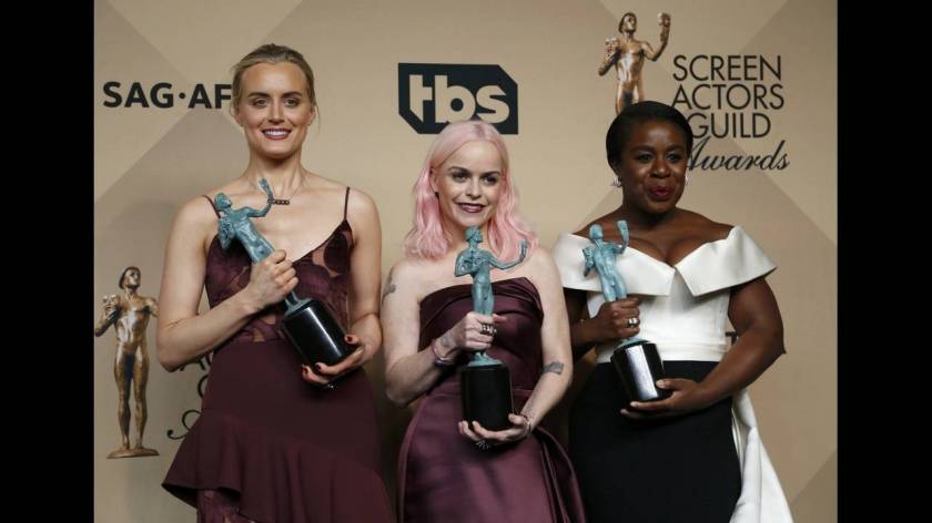 Taylor Schilling, Taryn Manning και Uzo Aduba, τo cast του Orange Is The New Black