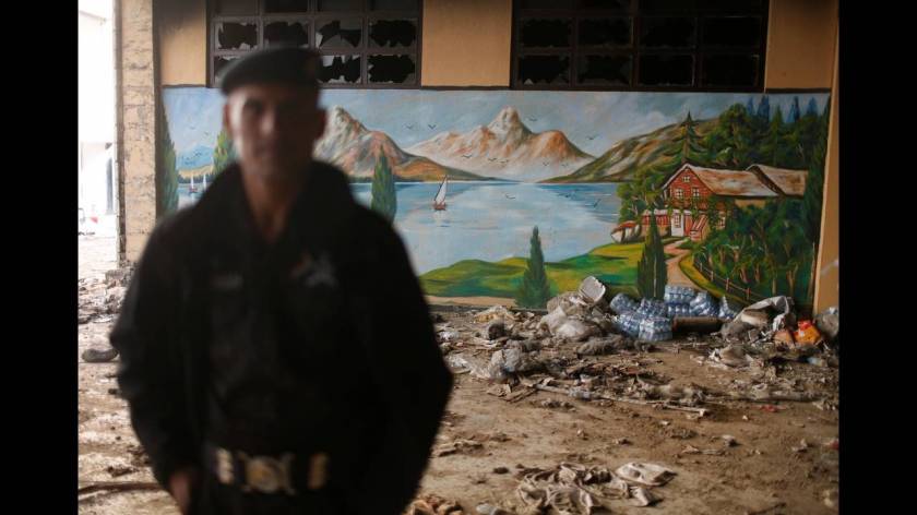 Ερειπωμένο και κατεστραμμένο το 5στερο ξενοδοχείο της Μοσούλης.