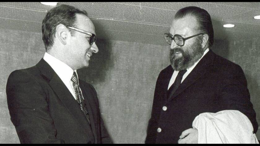 Με τον Σέρτζιο Λεόνε