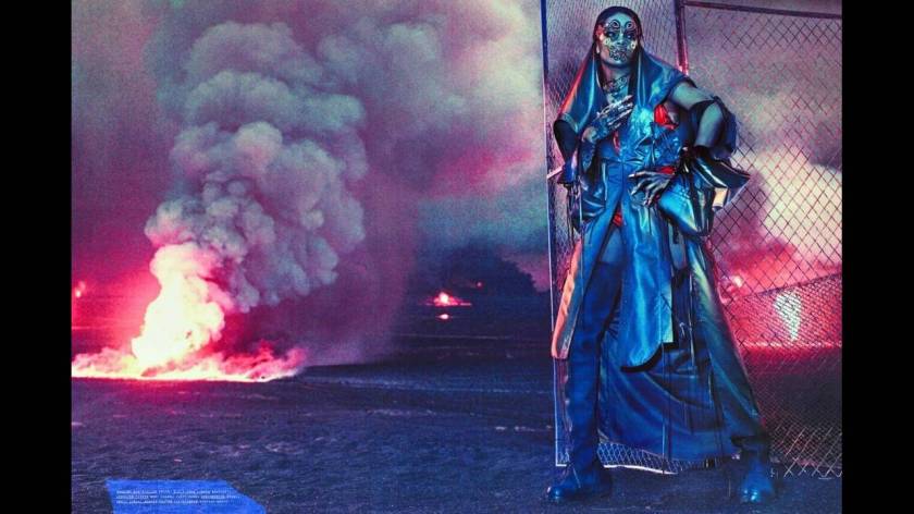 Φόρεμα Air Atelier dress. Κορμάκι E.L.F Zhou London. Μπότες David Samuel Menkes.