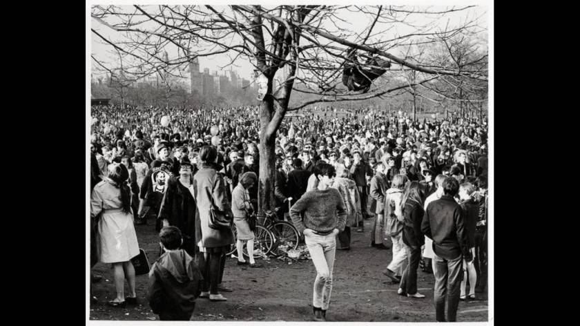 Νεουορκέζοι στο Central Park τον Μάρτιο του 1967.