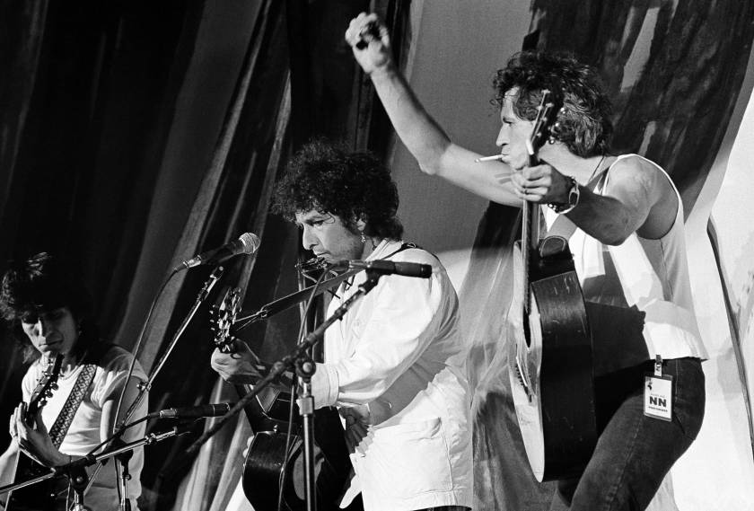 Bob Dylan, Keith Richards, Ron Wood