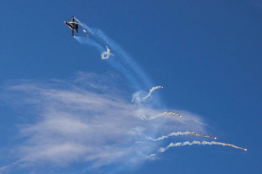 [381881] ΑΕΡΟΠΟΡΙΚΗ ΕΠΙΔΕΙΞΗ ΑΕΡΟΣΚΑΦΩΝ ΤΗΣ ΠΟΛΕΜΙΚΗΣ ΑΕΡΟΠΟΡΙΑΣ  (ΓΙΩΡΓΟΣ ΚΟΝΤΑΡΙΝΗΣ/EUROKINISSI)