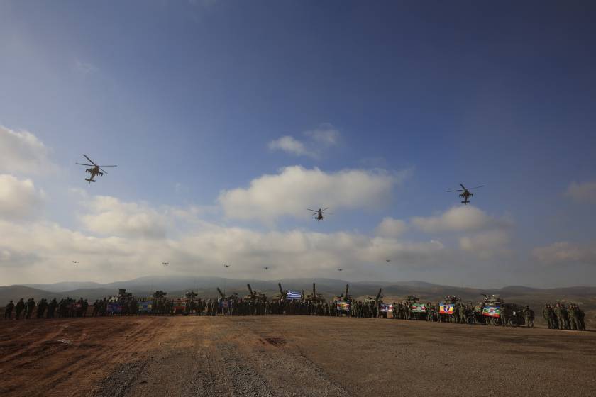 [382018] ΣΤΡΑΤΙΩΤΙΚΗ ΑΣΚΗΣΗ "ΑΙΣΙΟΣ ΟΙΩΝΟΣ-25" (ΓΙΩΡΓΟΣ ΚΟΝΤΑΡΙΝΗΣ/EUROKINISSI)