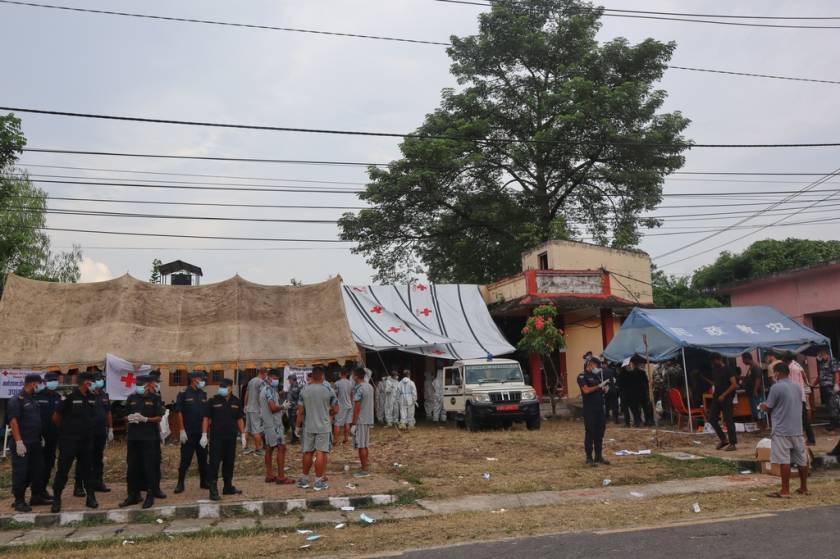 Nepal Flood Burials
