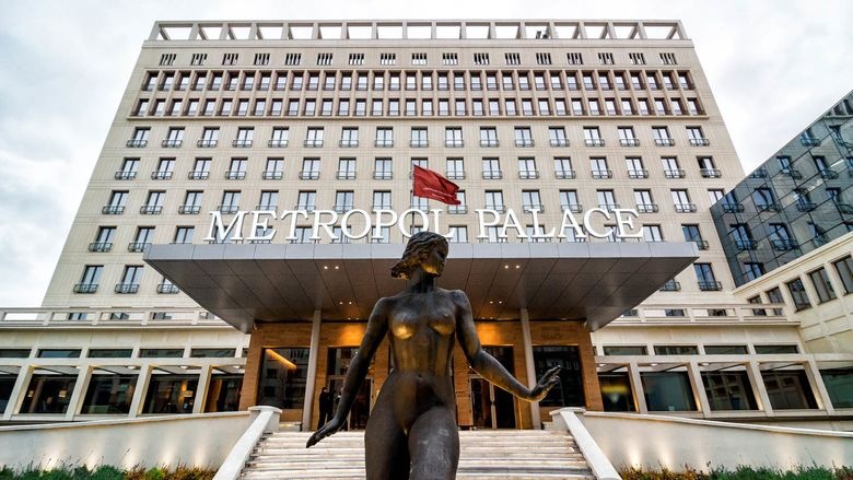 Metropol Palace Belgrade Facade