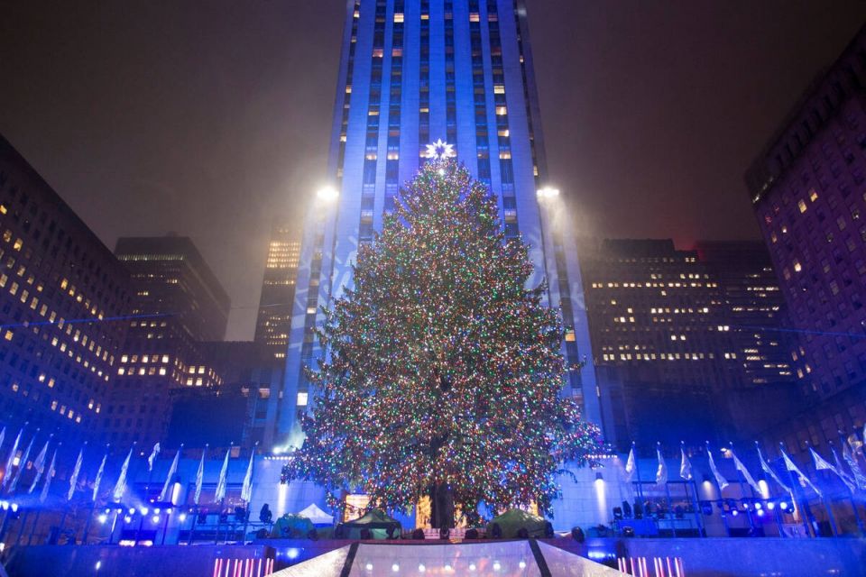 Rockefeller Center Tree Lit