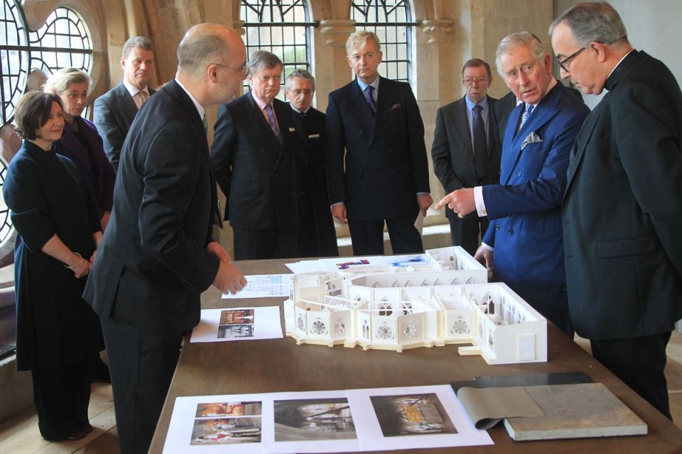 Westminster Abbey Prince Charles Foundation Stone 008