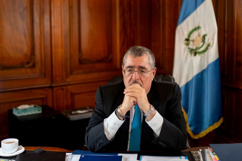 Guatemala President Bernardo Arevalo 