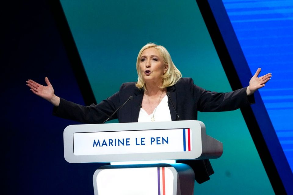 France Election Far Right lepen marine le pen