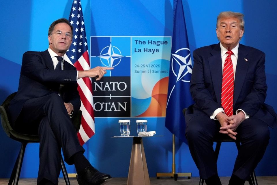 Trump Rutte route