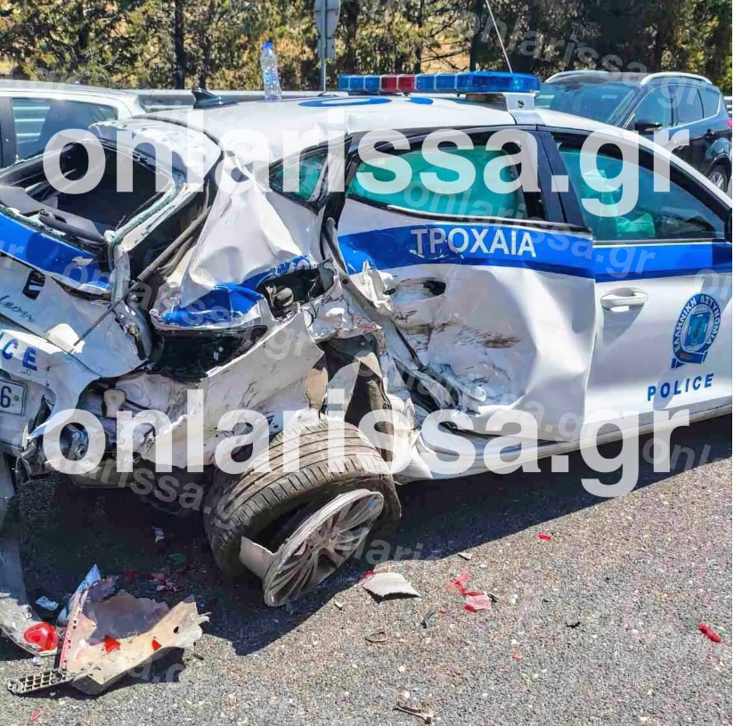 Λάρισα: Αγροτικό «εμβόλισε» περιπολικό – Τραυματίστηκαν δύο αστυνομικοί Λάρισα: Αγροτικό «εμβόλισε» περιπολικό – Τραυματίστηκαν δύο αστυνομικοί