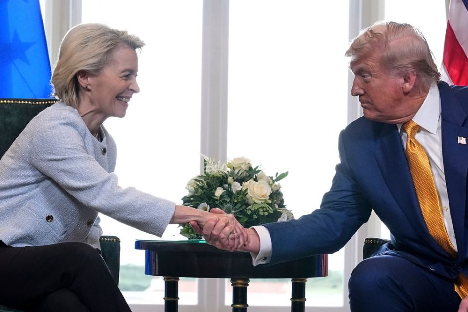Donald Trump der leyen tariffs dasmoi