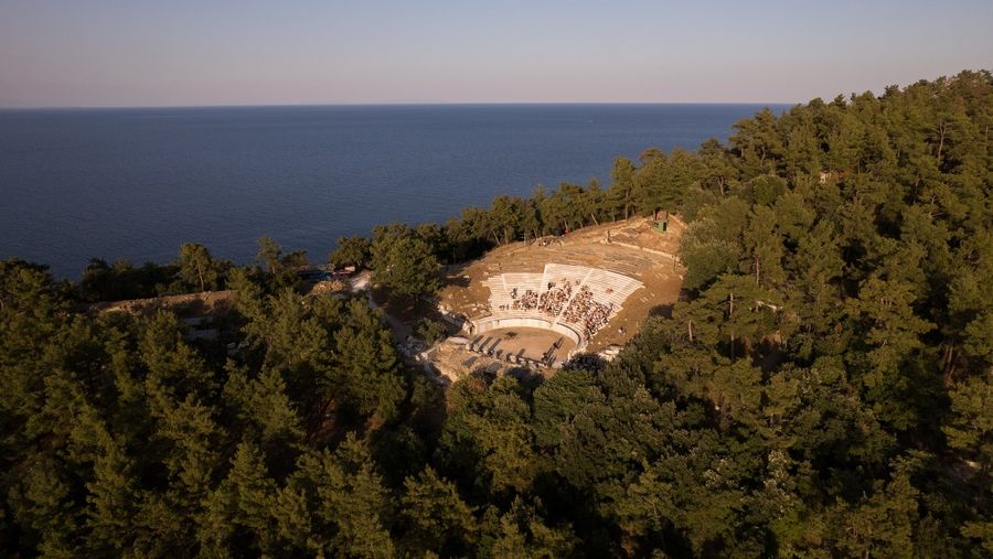 thasos arxaio theatro