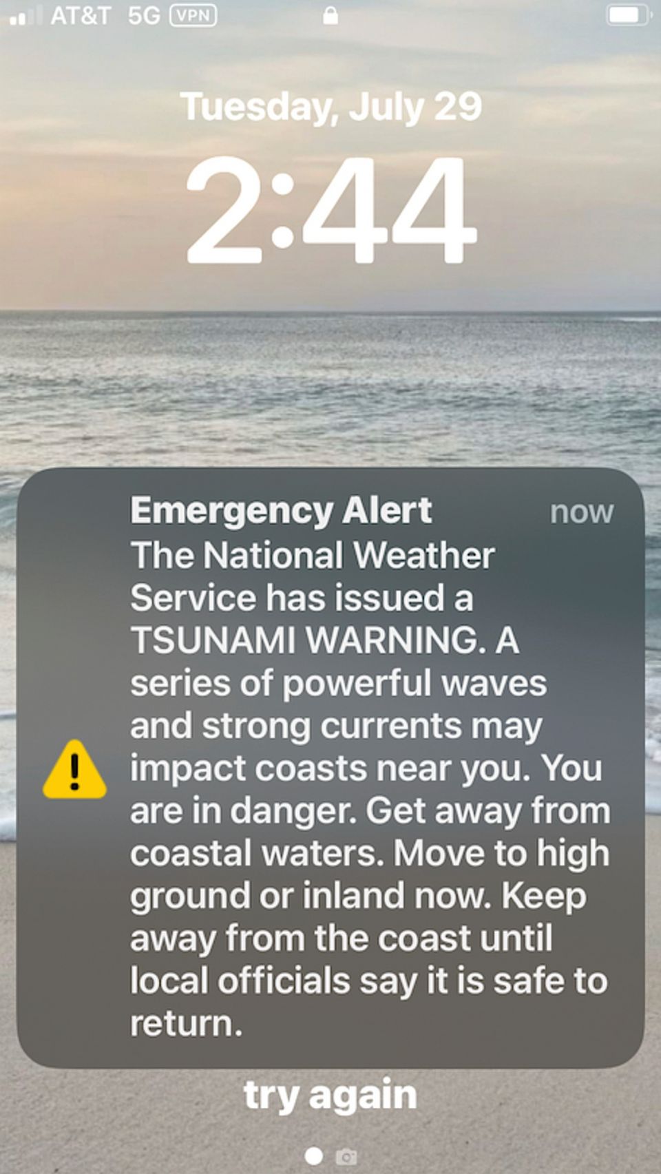 Honolulu Pacific Tsunami