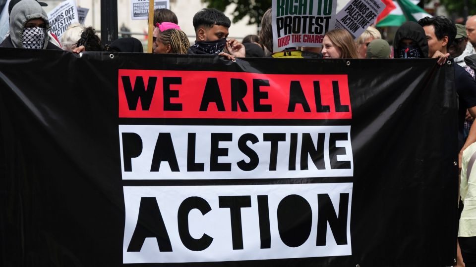 Britain Palestine action