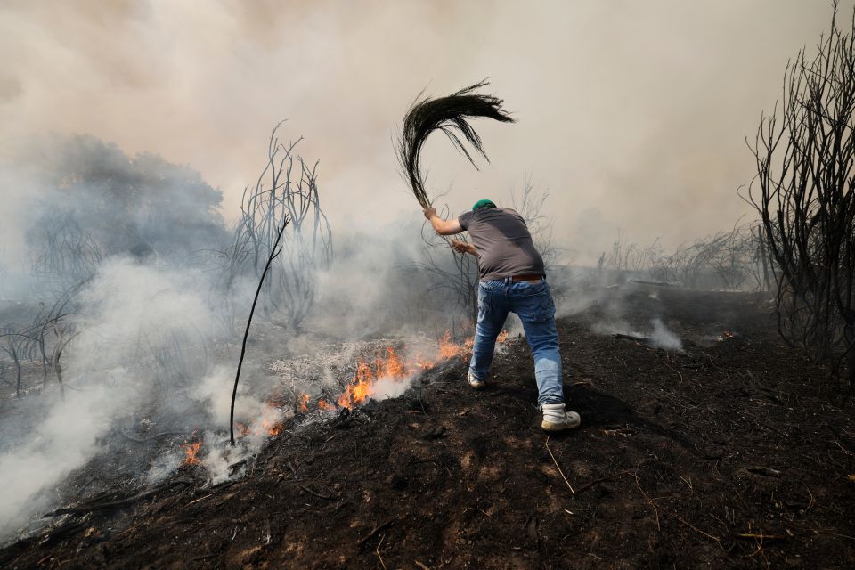 APTOPIX Spain Fires